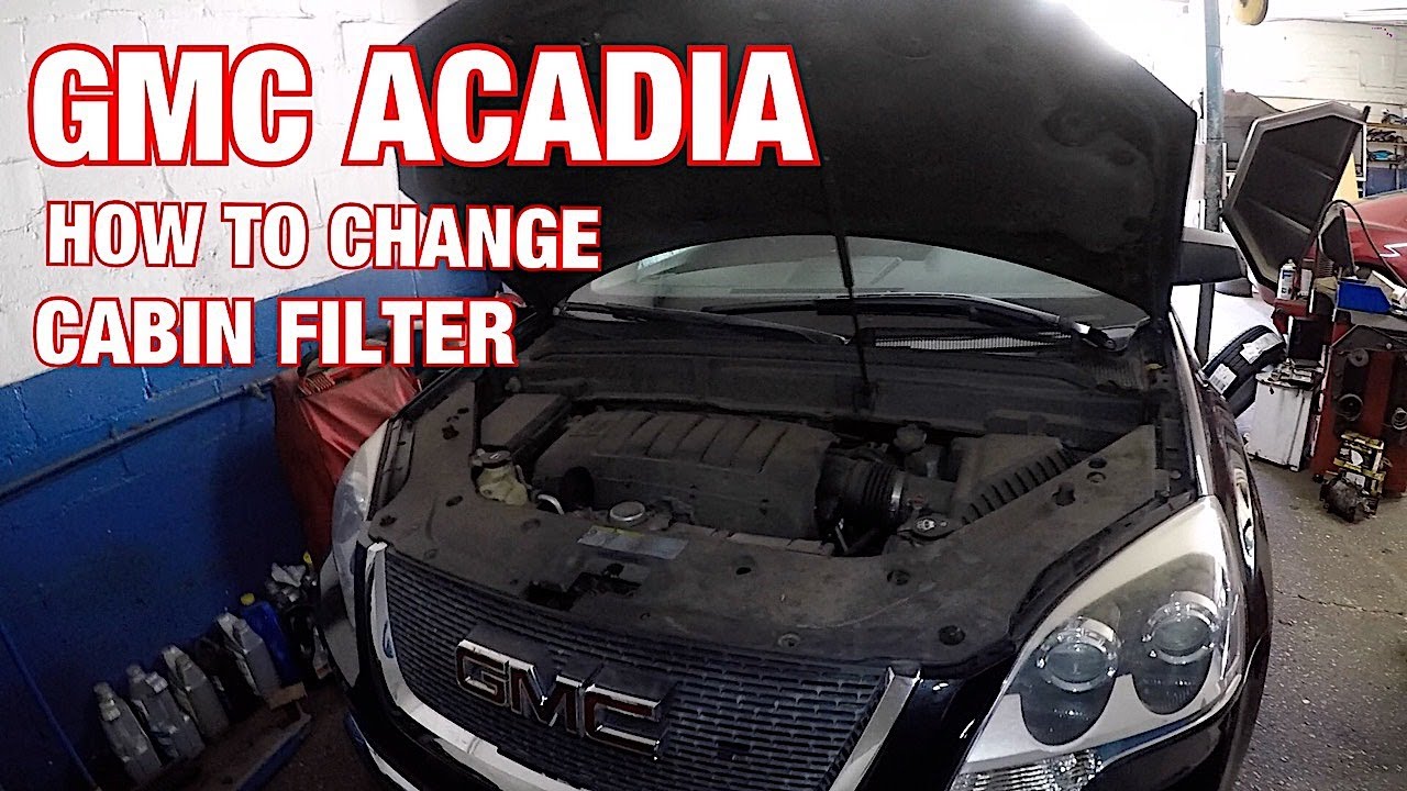 How to replace Cabin FILTER on GMC Acadia