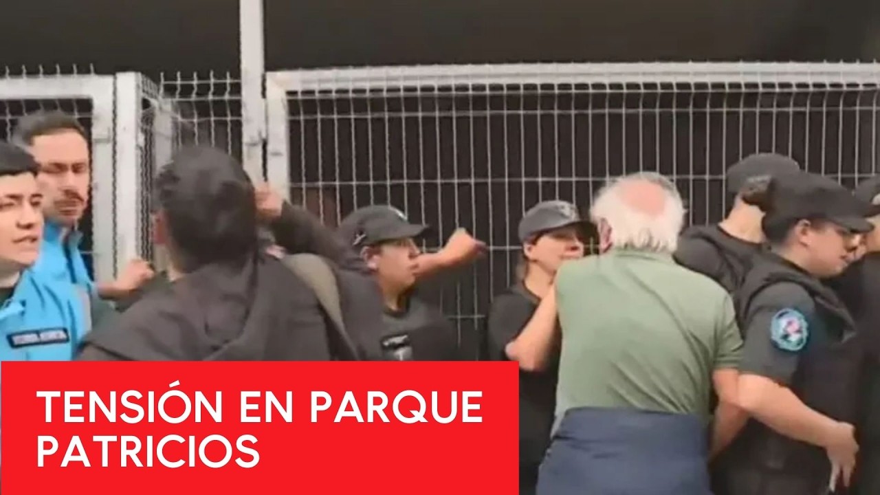 DERRUMBE en PARQUE PATRICIOS: TENSIÓN en medio del RECLAMO