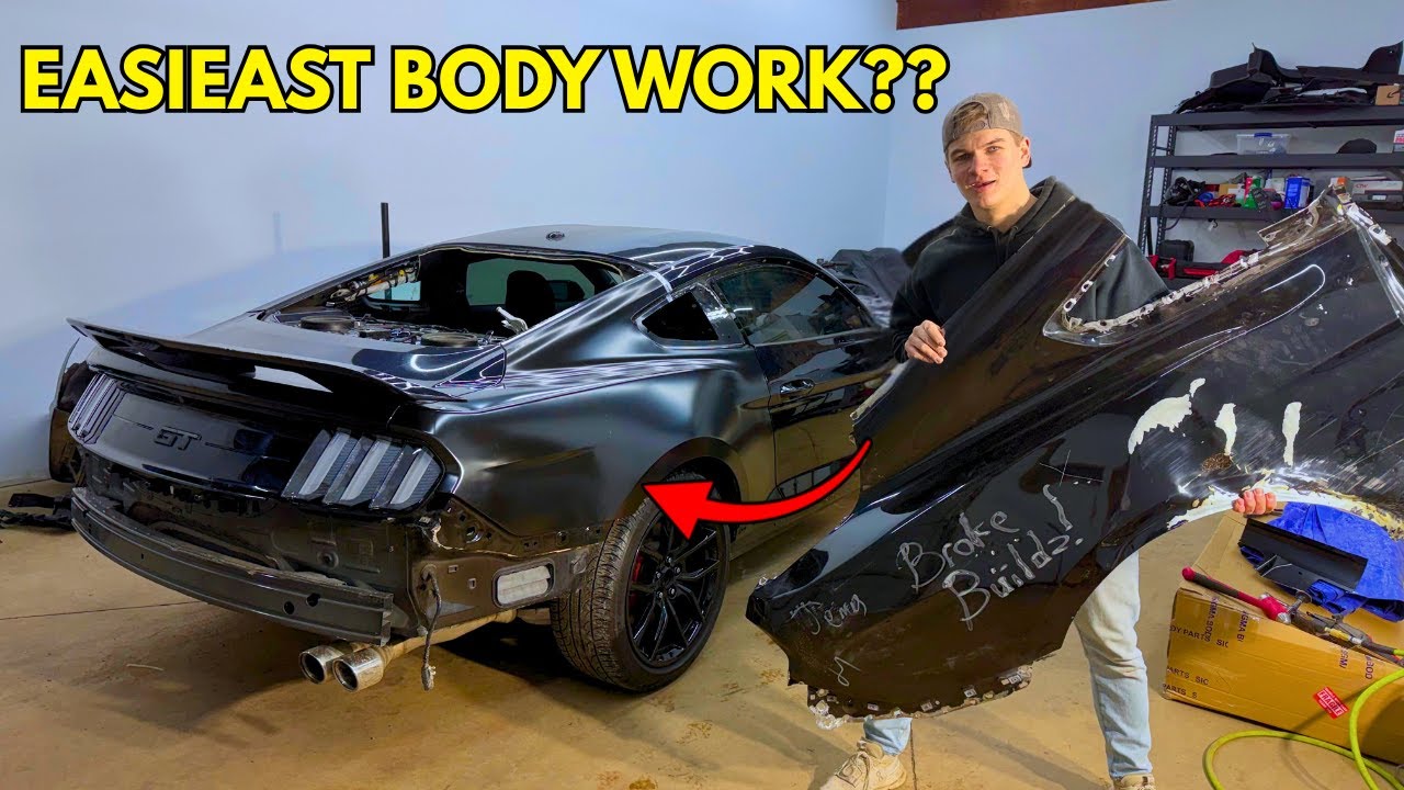 Rebuilding a WRECKED 2019 Mustang GT PART 3