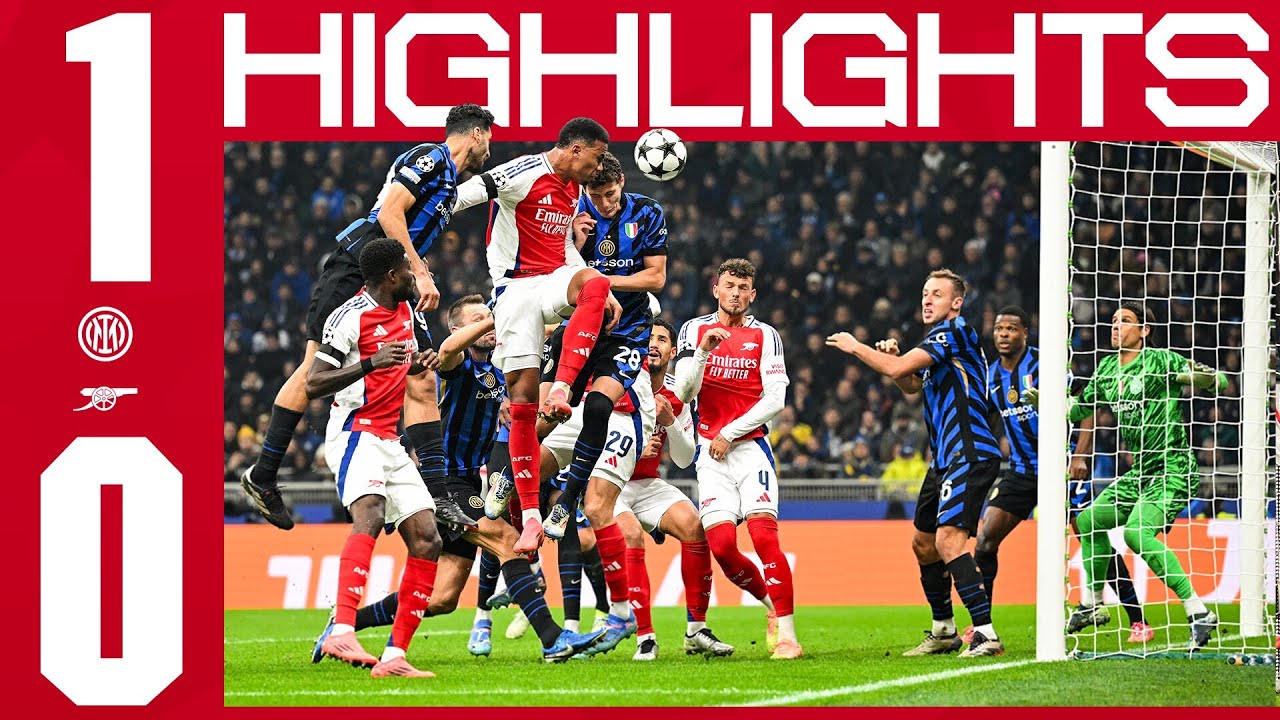 HIGHLIGHTS | Inter Milan vs Arsenal (1-0) | Champions League