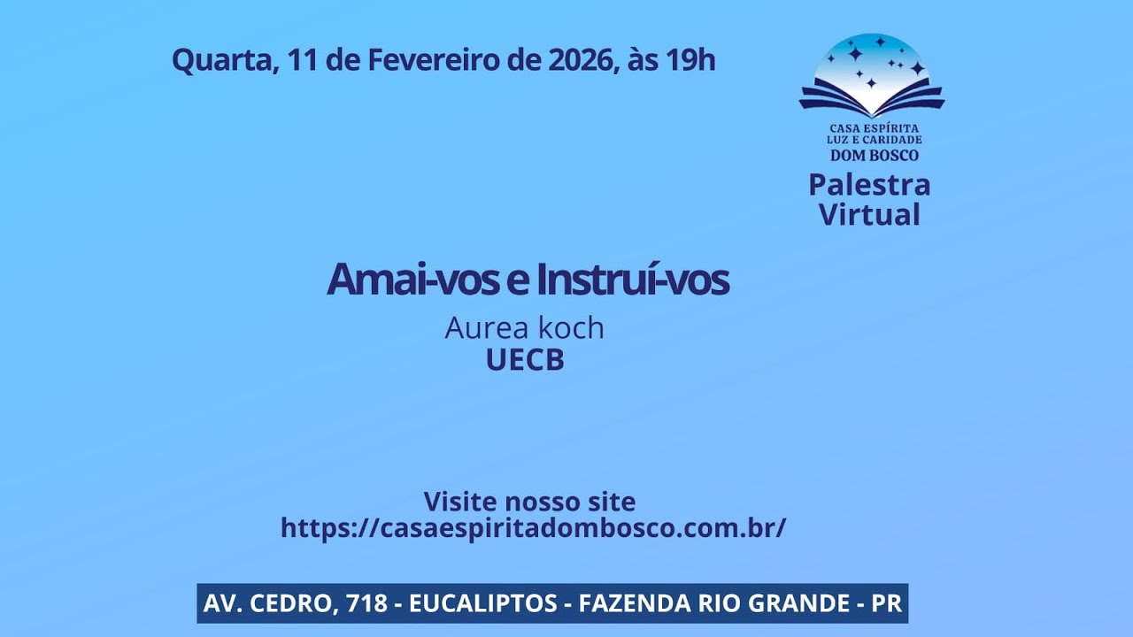 AMAI-VOS E INSTRUÍ-VOS