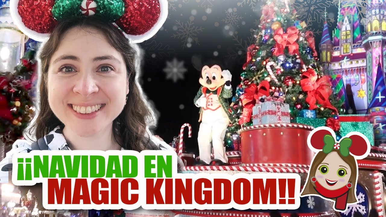 ¡FIESTA DE NAVIDAD EN DISNEY WORLD! / PRIMERA VEZ EN MICKEY'S VERY MERRY