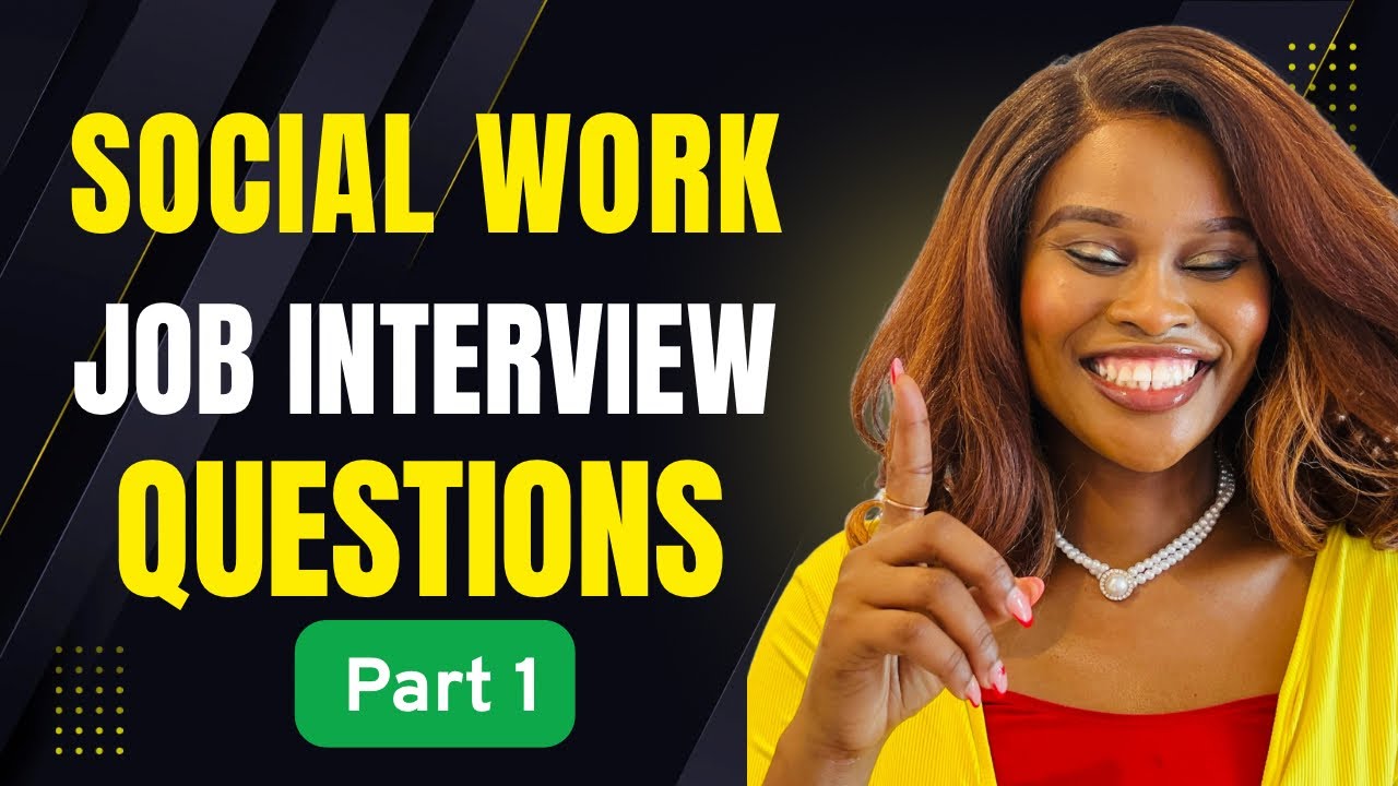 REAL LIFE ASYE SOCIAL WORK JOB INTERVIEW QUESTIONS AND ANSWERS  | PART 1