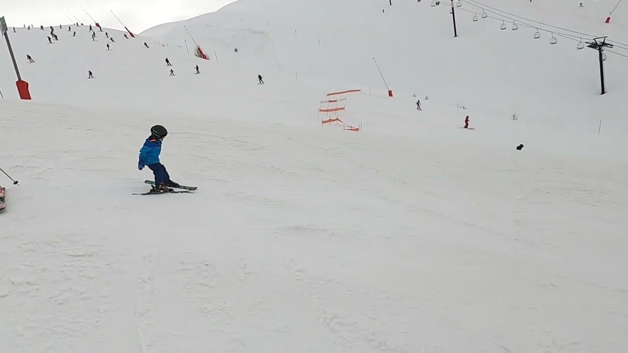 La Daille to Tommeuses Lift Skiing POV | GoPro Hero 8 Family Adventure at Tignes - April 2023