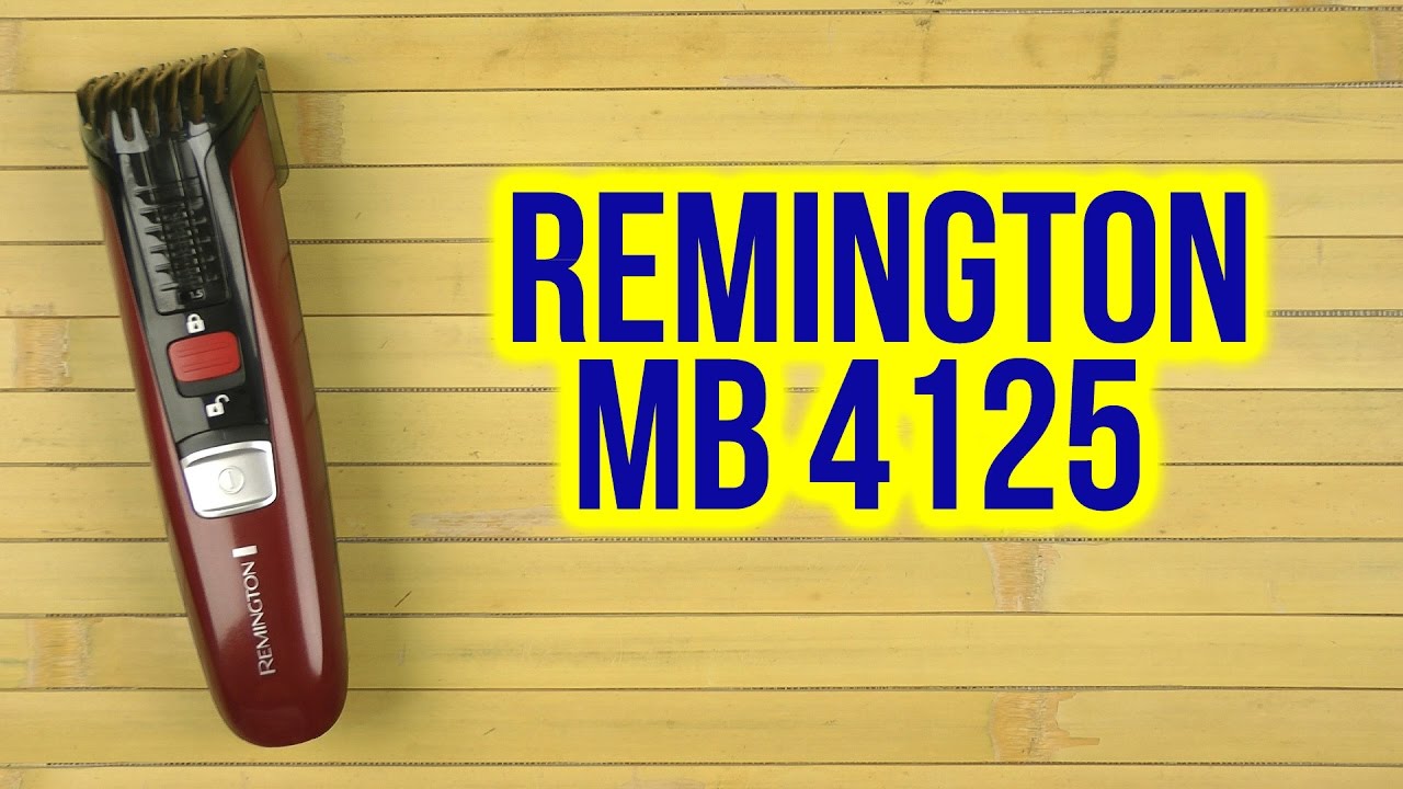Распаковка REMINGTON MB4125