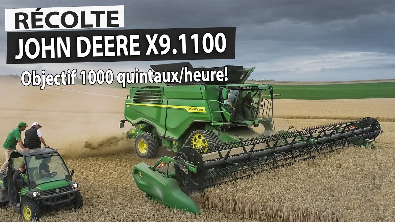 JOHN DEERE X9 / La machine aux 1000 quintaux et -1% de pertes
