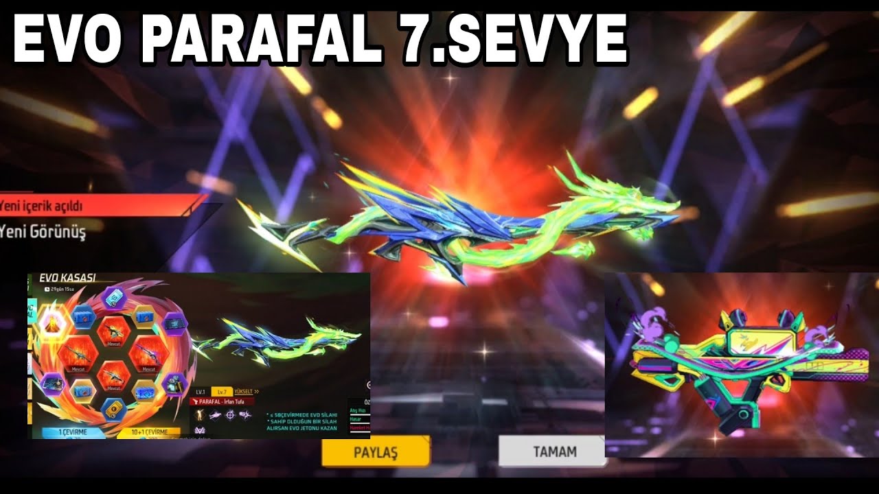 12.000 ELMASA 2 EVO SİLAHINI FULLEDİM EVO KASASINDAKİ BÜYÜK DEGİŞİM SİNİR OLDUM Free Fire