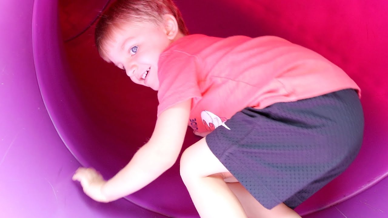 Clark Takes on the BIG SLIDE!