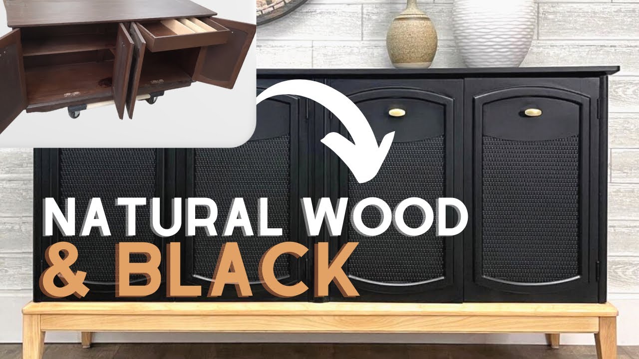 From Drab to Fab: Vintage Sideboard Makeover!
