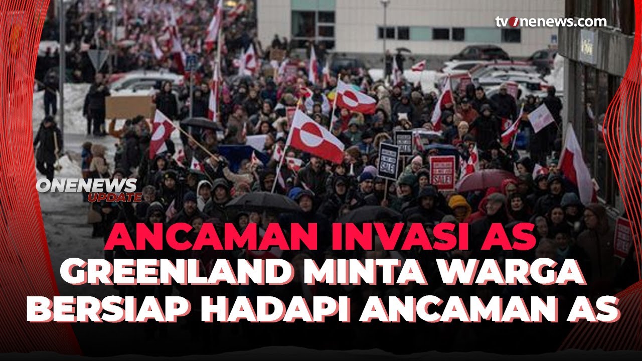 Greenland Minta Warga Bersiap Hadapi Potensi Invasi AS | OneNews Update