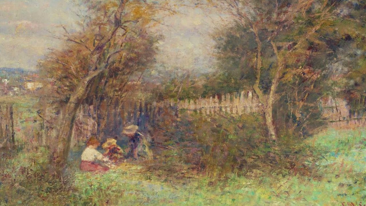 Winter's Morning by Australian artist Frederick McCubbin | 4K Frame TV Art
