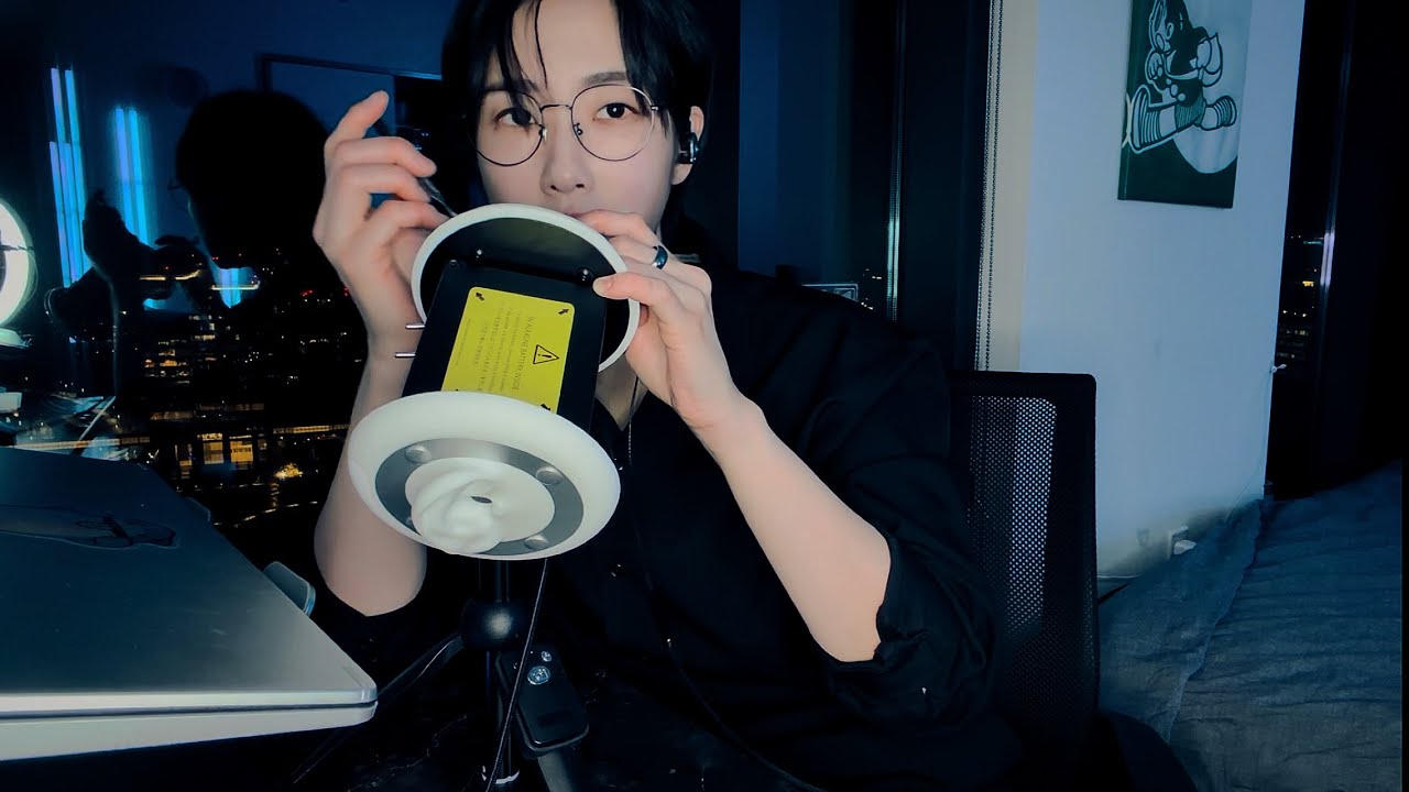 ASMR EAR CLEANING 자기전 자극적 귀청소 (NO TALKING)