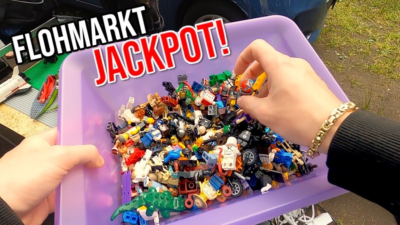 Jackpot 🤯 LEGO Mini Figuren auf dem Flohmarkt gefunden! 🤑