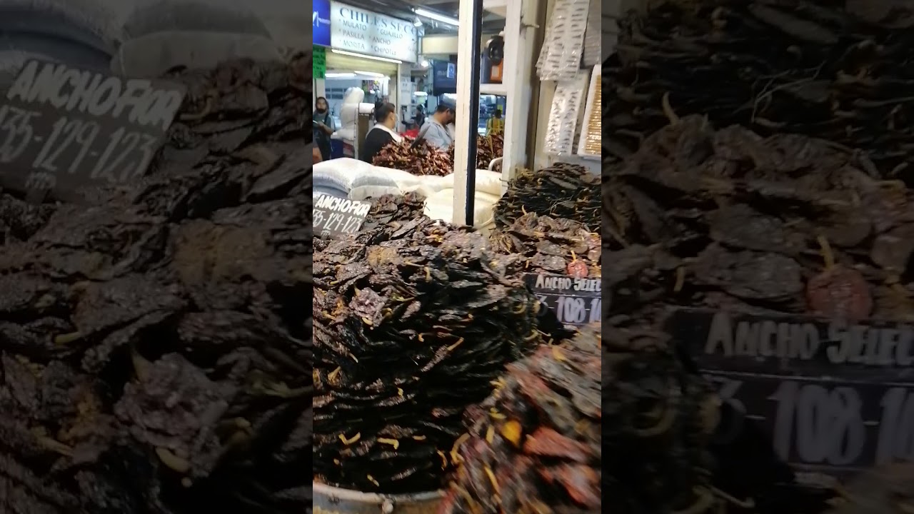 Variedad chiles secos