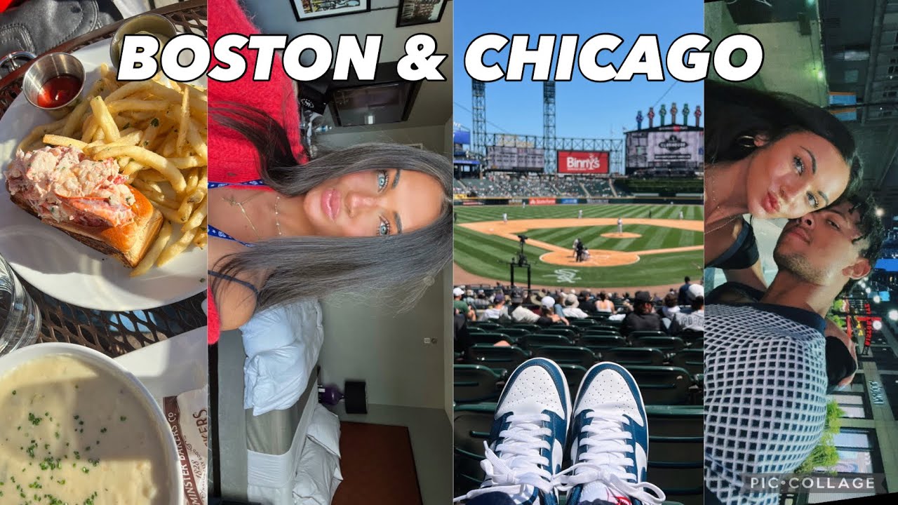 travel to boston and chicago for 6 baseball games with me! red sox & white sox stadiums + exploring!