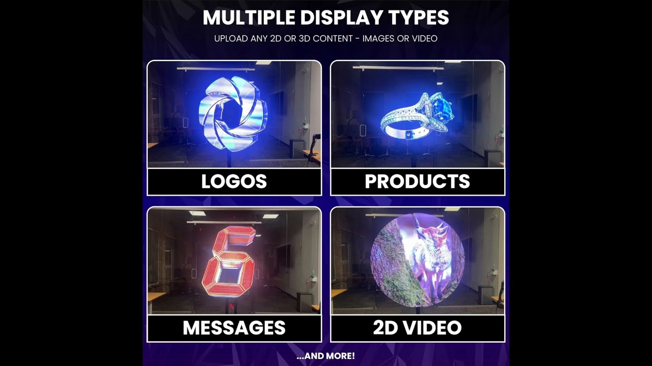 LUMINA 3D Holographic Fan 71
