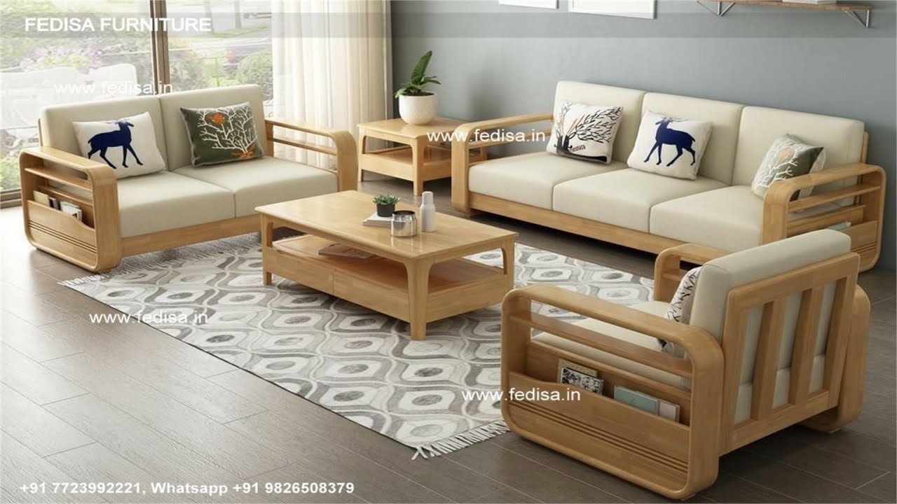 Teak Wood Furniture Sofa Set Shoba Set Long Sofa Set Turquoise Sofa Set