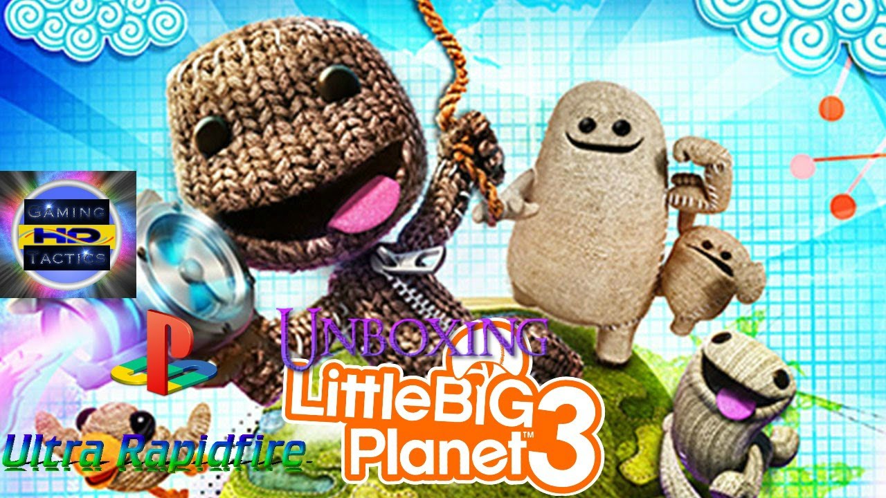 LittleBigPlanet 3 Plush Edition New!! Unboxing With Ultra_Rapidfire