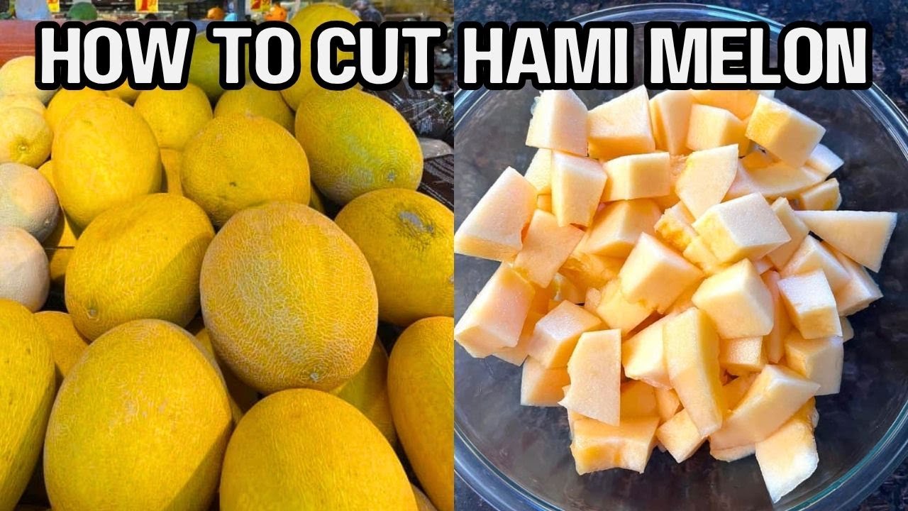 Как нарезать дыню сорта Хами 🍈 | Простой 5-шаговый метод, который экономит время и сохраняет дыню...