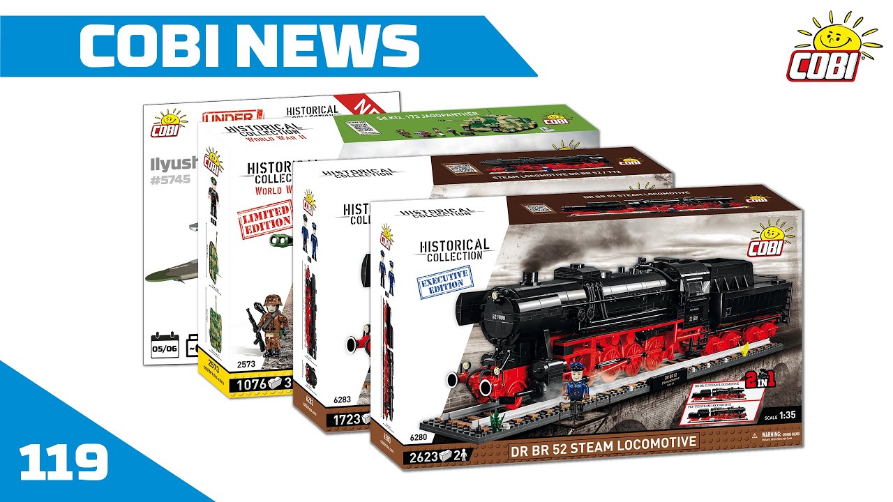 COBI NEWS #119  - 💥 NEW COBI NEWS FORMAT 💥 NEWS DIGEST ON COBI CONSTRUCION BLOCKS 💥 [EN]