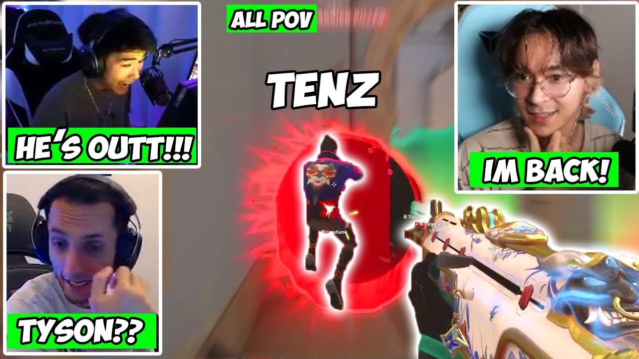 SEN TenZ DESTROYS S0m & FNS in first game after months w/ Zekken...