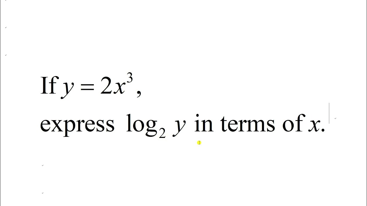 Linearization techniques using properties of logarithm 01