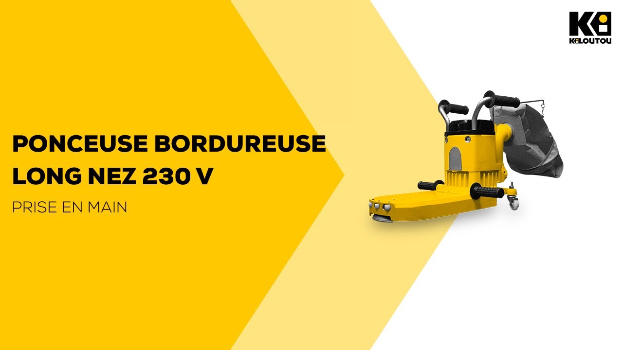 Comment utiliser la Ponceuse bordureuse long nez 230 V ? | Kiloutou