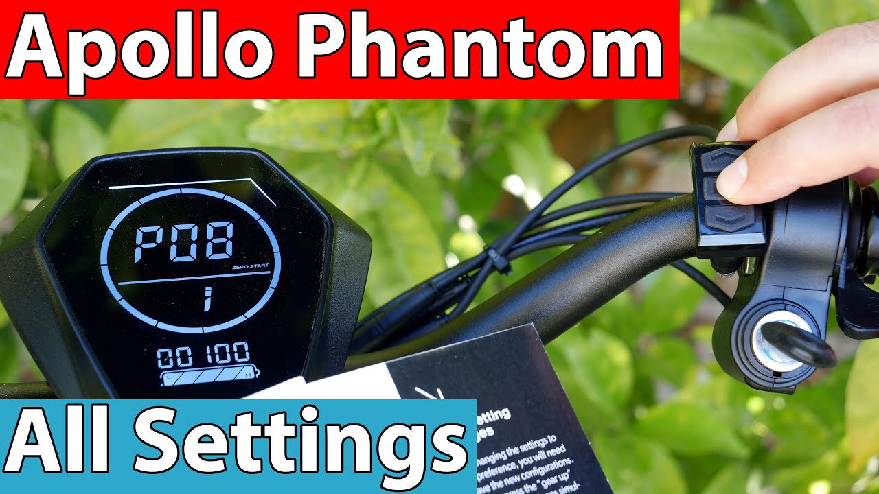 Apollo Phantom Scooter Settings