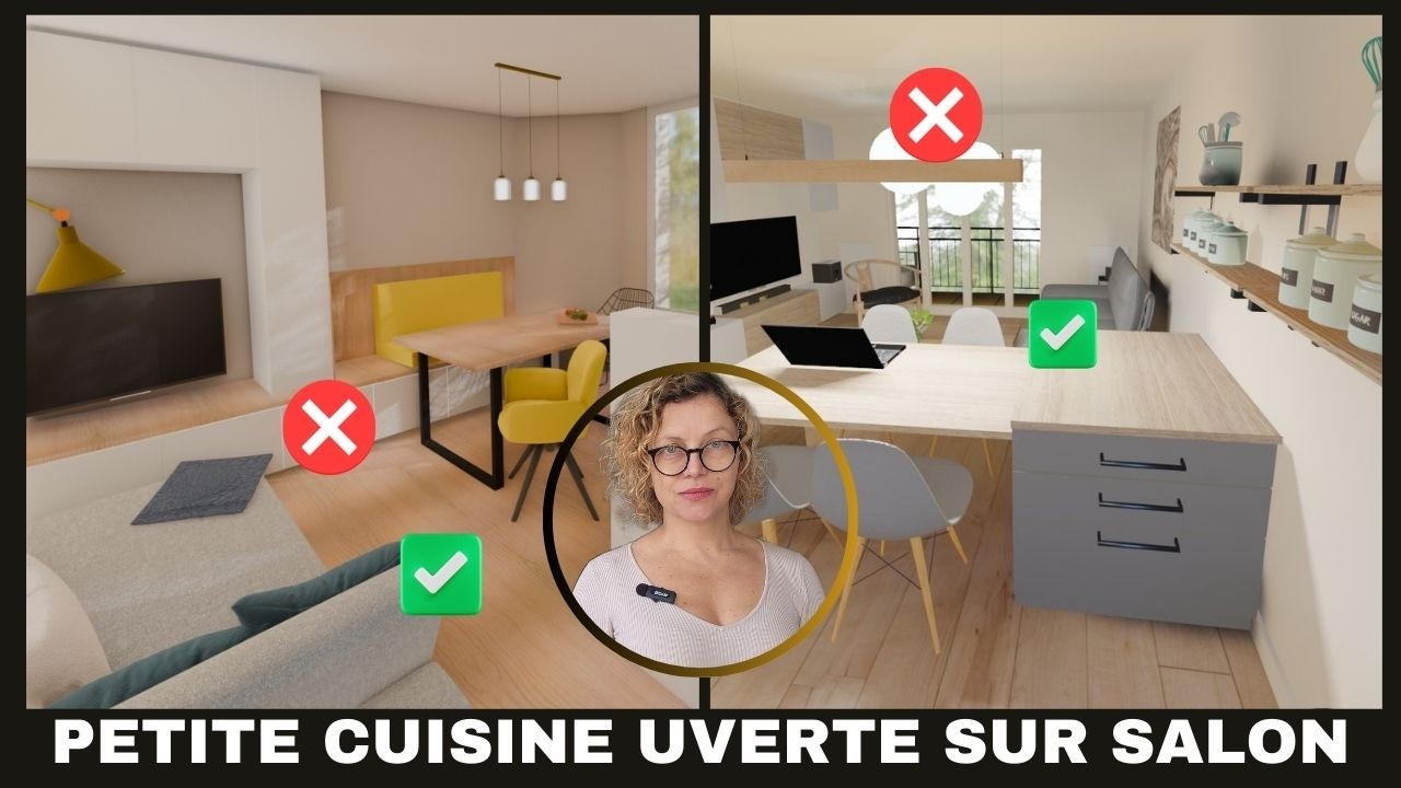 Petite cuisine ouverte sur salon : faut-il vraiment créer un bar ?