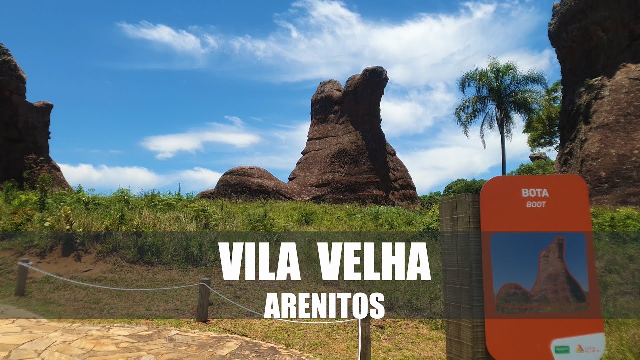 Arenitos do Parque Estadual de Vila Velha / Sandstones of Vila Velha State Park