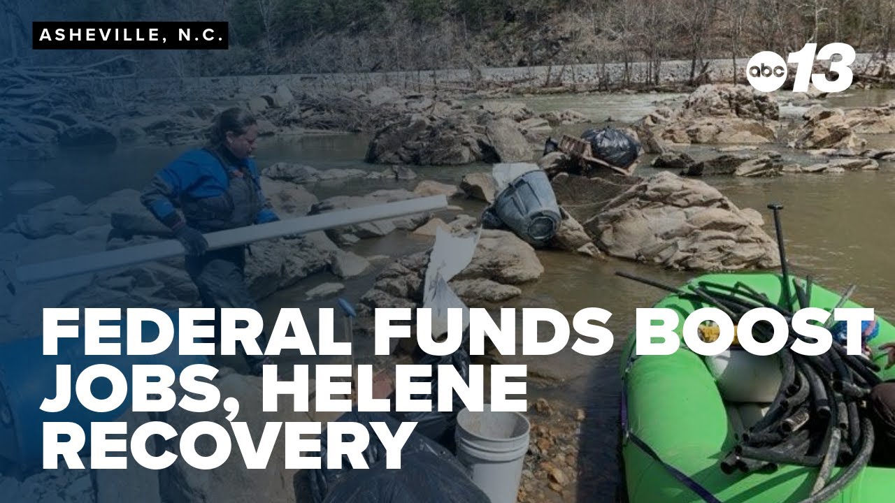 $10M in federal funds help boost jobs, storm recovery after Helene