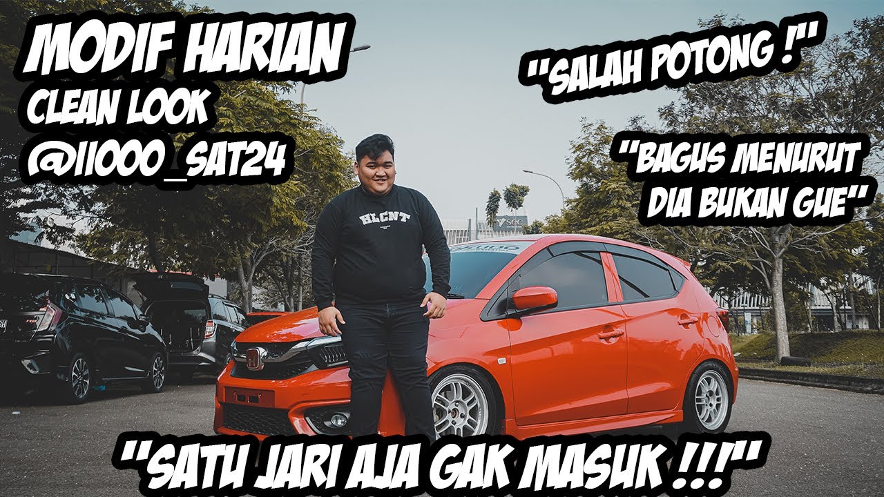 MODIFIKASI BRIO CLEAN LOOK ! PUSING BANGET MIKIRIN KONSEPNYA, UDAH TERLALU BANYAK !!