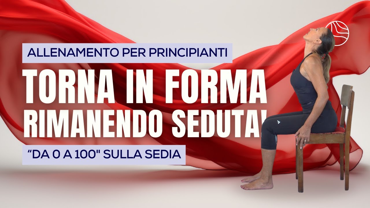 Allenamento sulla sedia per principianti: ogni giorno per pancia piatta e fianchi stretti #over50