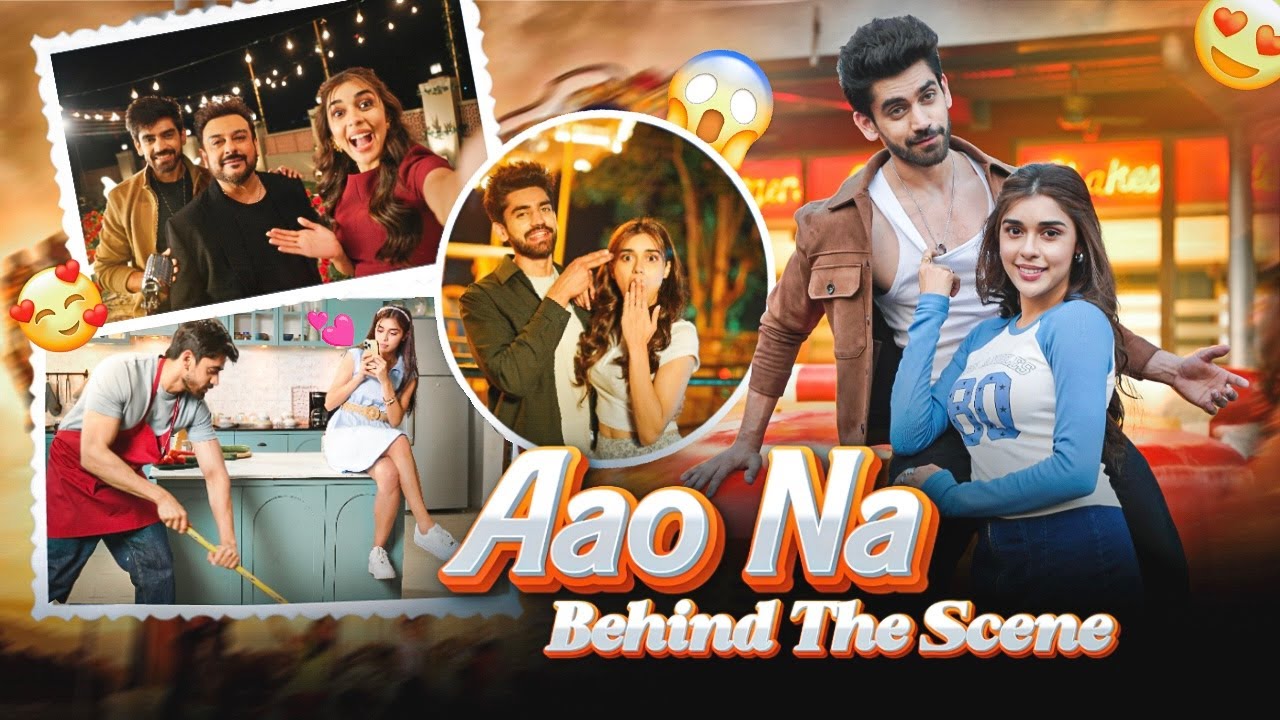 Aao Na Behind The Scene | Music Video |
