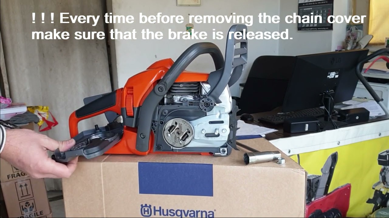 Husqvarna 435 - unpacking and assembly