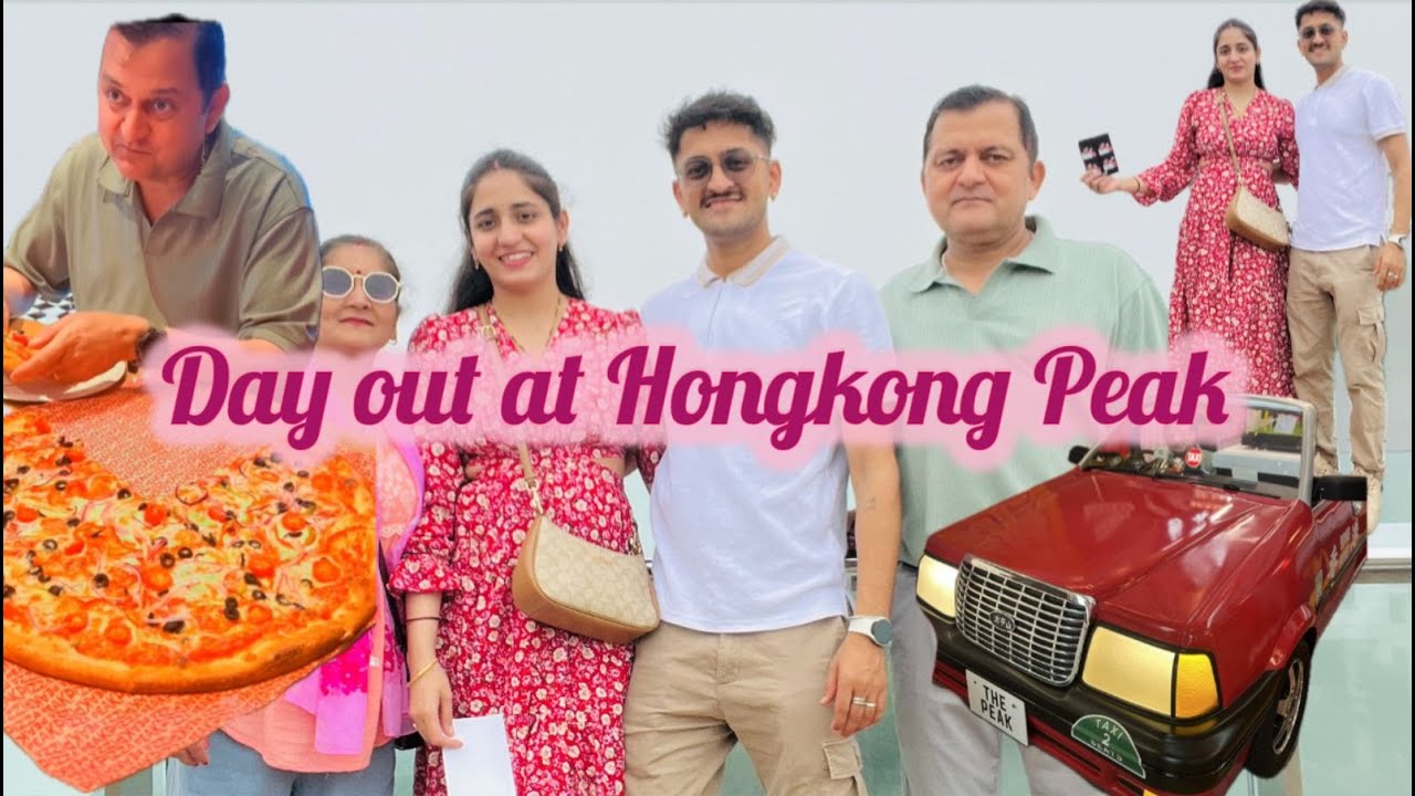 Hong Kong Victoria Peak 🏙️ 🚋 || Family Day Out 👪 || Sunday Fun Day 🎉