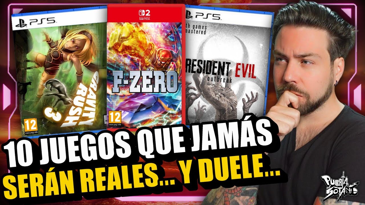 🔥10 Juegos que JAMÁS SERÁN REALES pero que DESEAMOS! He PERDIDO LA ESPERANZA! La maldición del Nº3!