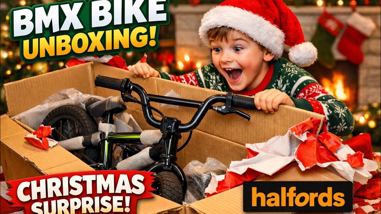 “HALFORDS BMX UNBOXING!”