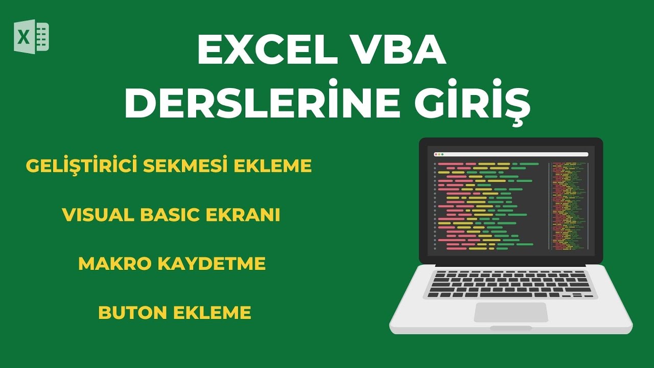 Excel’de Makro Dünyasına Adım Atın | Excel VBA (Makro) Dersleri Giriş