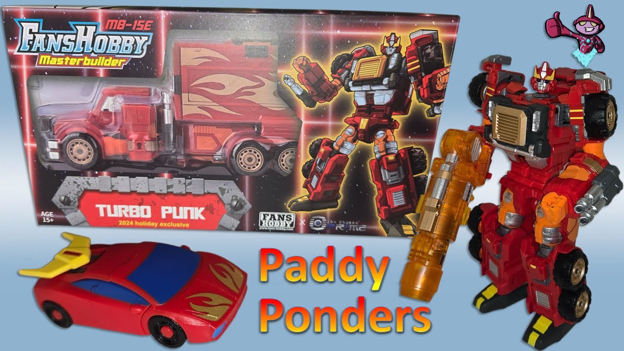 Fans Hobby MasterBuilder MB-15E Turbo Punk (TCP Exclusive) Review.