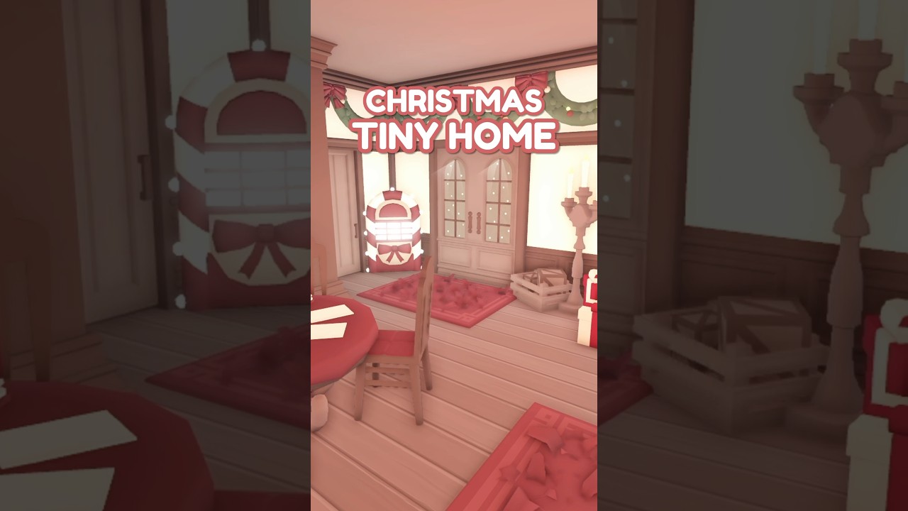 COZY CHRISTMAS TINY HOME in Adopt Me! 