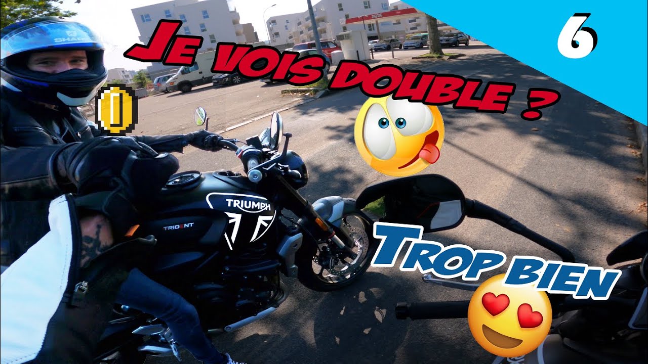 Daily Observation n°6 | Je vois double 😵 Trident 660 Matt Jet Black POWER !!!