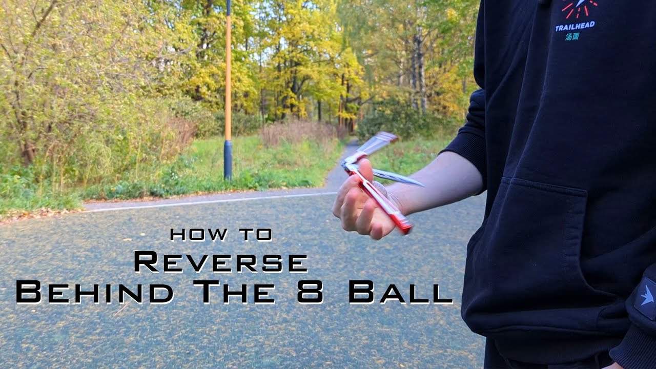 Reverse Behind 8 Ball - Обучение среднему трюку на ноже бабочке | How to Revers B8Ball on Balisong