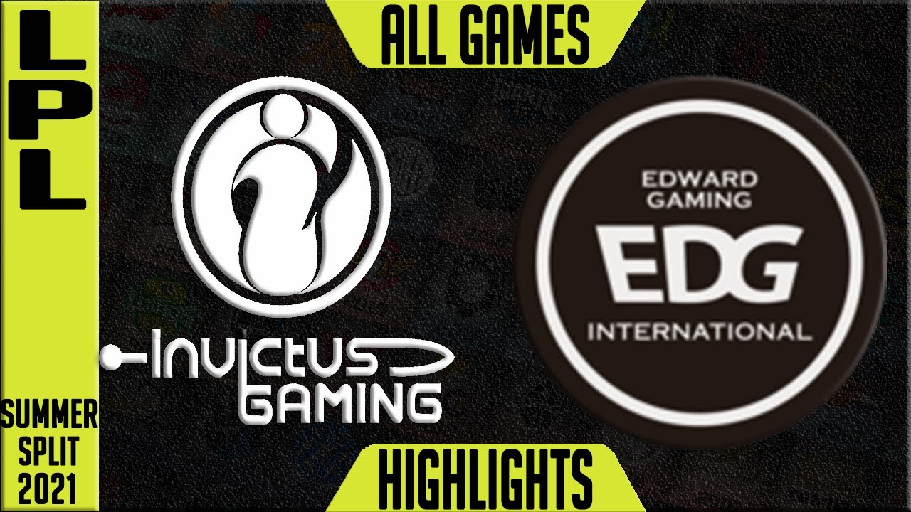 IG vs EDG Highlights ALL GAMES | LPL Summer 2021 W1D6 | Invictus Gaming vs Edward Gaming