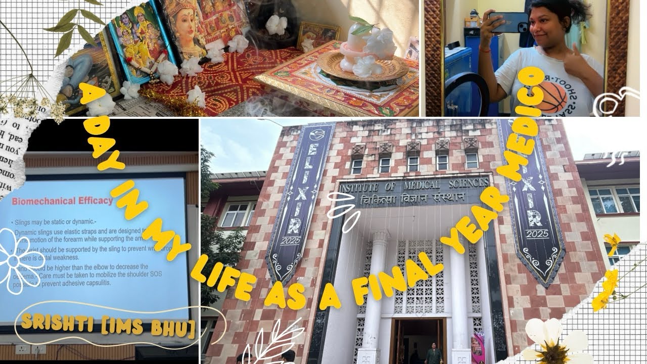 A day in my life as a final year medico🧑🏻&zwj;⚕️ll  IMS BHU #trending #minivlog #hostellife #neet #viral