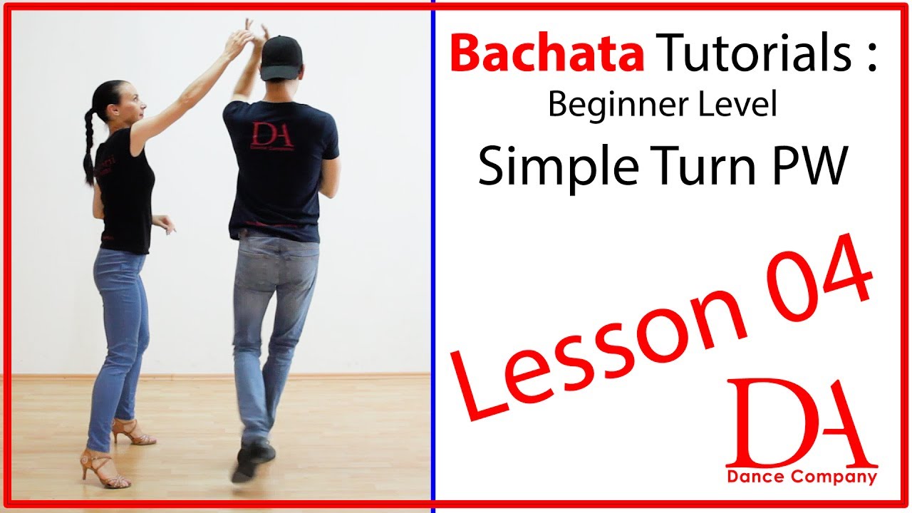 Bachata Tutorial 04: Simple Turn PW | Beginners by Marius&Elena