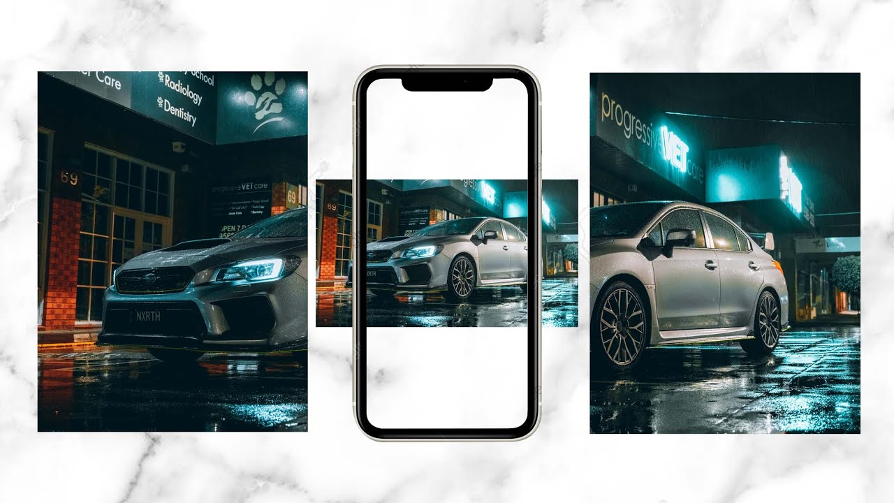 How To Split Landscape Photos For Instagram.