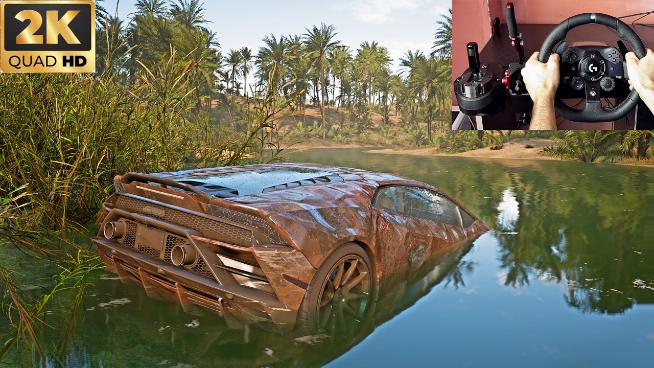 Rebuilding Lamborghini Huracan EVO | Forza Horizon 5 | Steering Wheel Gameplay