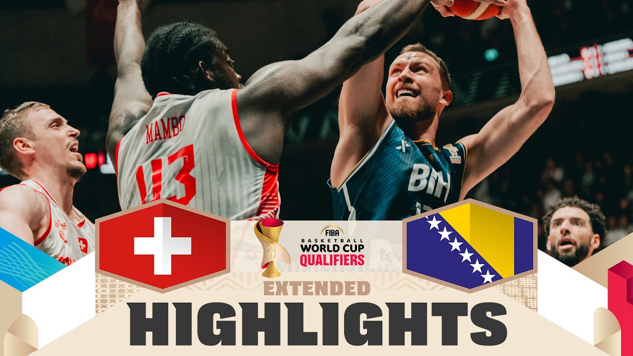 SUI 🇨🇭 v BIH 🇧🇦 | Extended Highlights | FIBA Basketball World Cup 2027 European Qualifiers