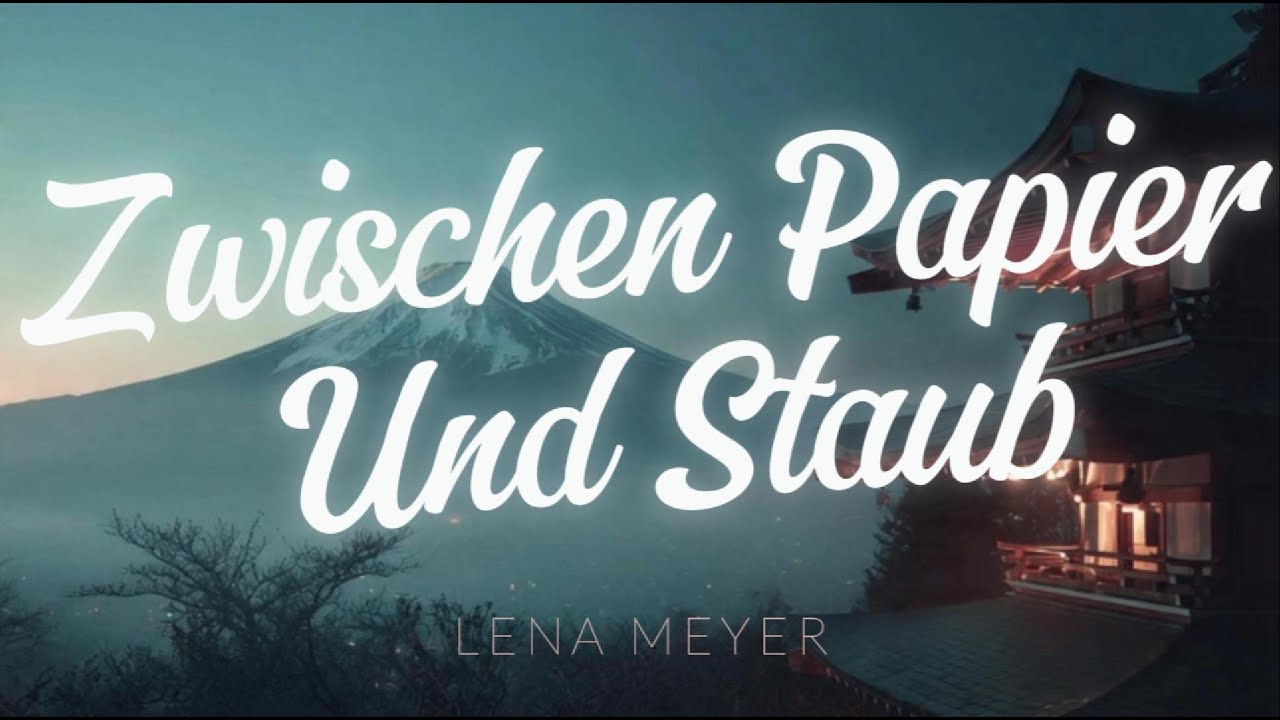 Zwischen Papier Und Staub - Wenn du jemanden vermisst, aber zu stolz bist, es zuzugeben